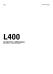 L400 – Gegevens aardebaan