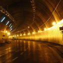 Onderbreking tunnels en veiligheid achtergrond 1
