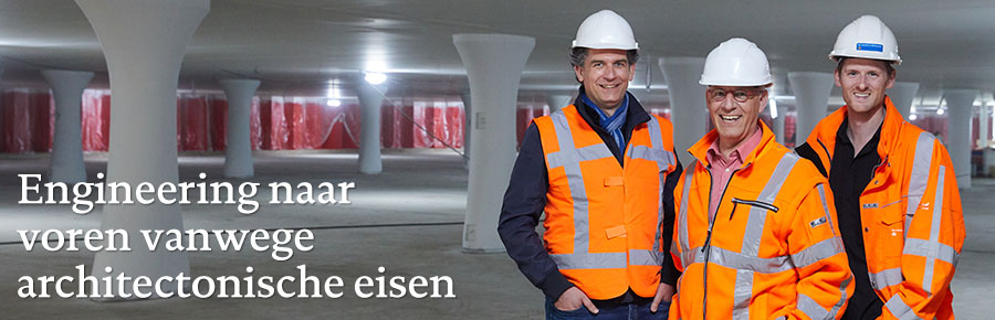 Engineering naar voren vanwege architectonische eisen