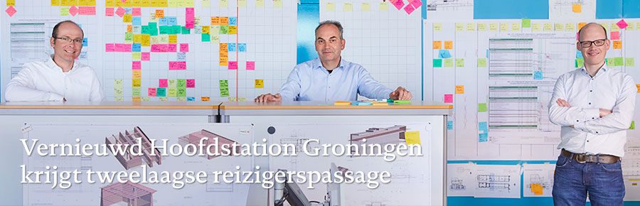 Vernieuwd Hoofdstation Groningen krijgt tweelaagse reizigerspassage