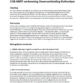 COB-MIRT-verkenning Oeververbinding Rotterdam