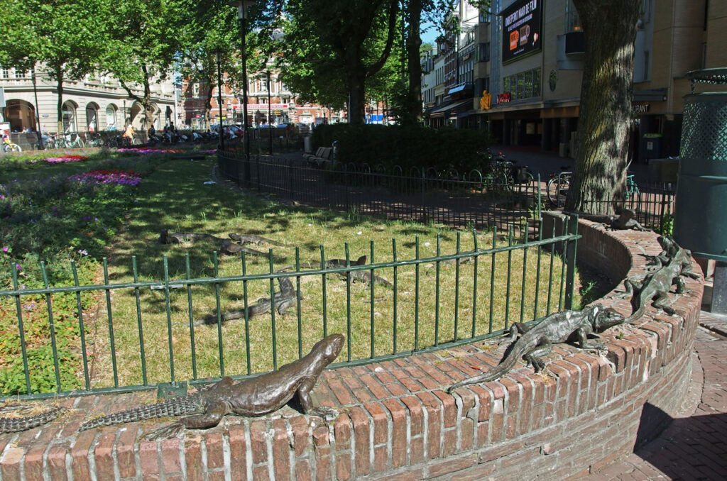 Ondergrondse fietsenstalling op onmogelijke plek