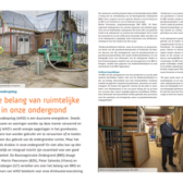 Warmte-koude opslag, drinkwatervoorziening en de BRO – het belang van ruimtelijke ordening in onze ondergrond