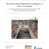 Observational method for building pits in soft-soil conditions