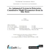 An automated system to determine constitutive model parameters from in-situ tests