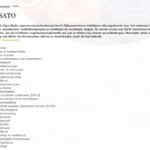 SATO: indeling