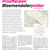 Lange termijn meting van zettingen: Proefterpen Bloemendalerpolder