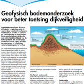 Geofysisch bodemonderzoek voor betere toetsing dijkveiligheid