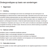 Automatische classificatie van ondergrondtypes op basis van sonderingen