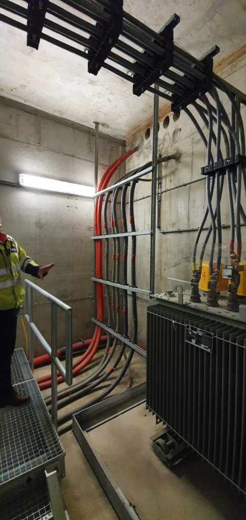 Ondergronds transformatorhuisje