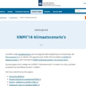 Klimaatscenario’s KNMI