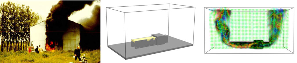 Thermische blootstelling betonnen tunnels bij brand