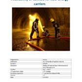 Availability of tunnels for new energy carriers