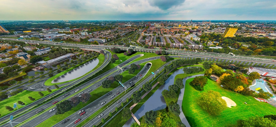 Kruisende tunnels in interactie met de ondergrond