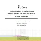 Characterization of undrained shear strength in Dutch sites using hierarchical Bayesian modeling 