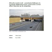 Grondwaterlekkages verdiepte constructies en effect op omgeving